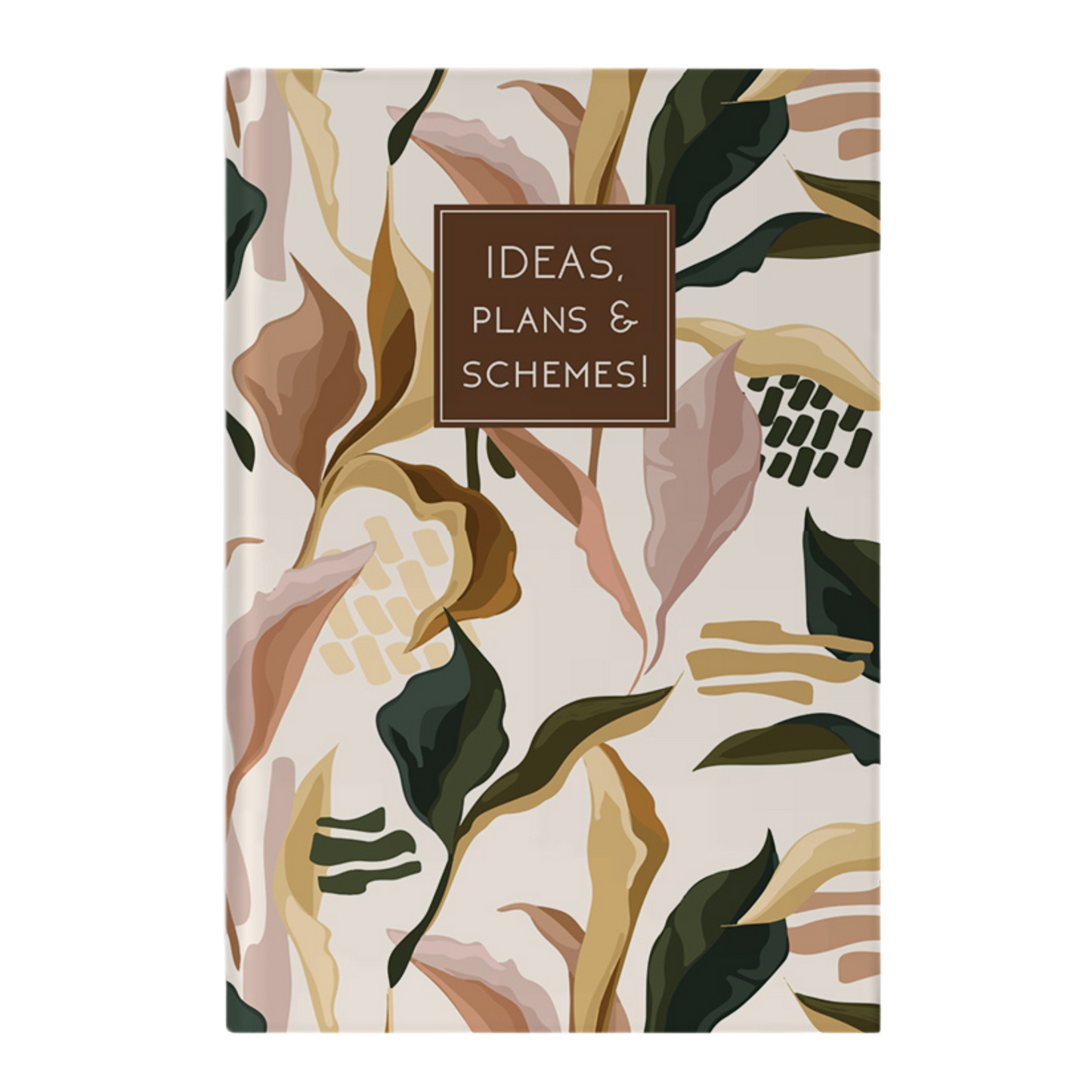Ideas, Plans & Schemes | Hardcover notebook