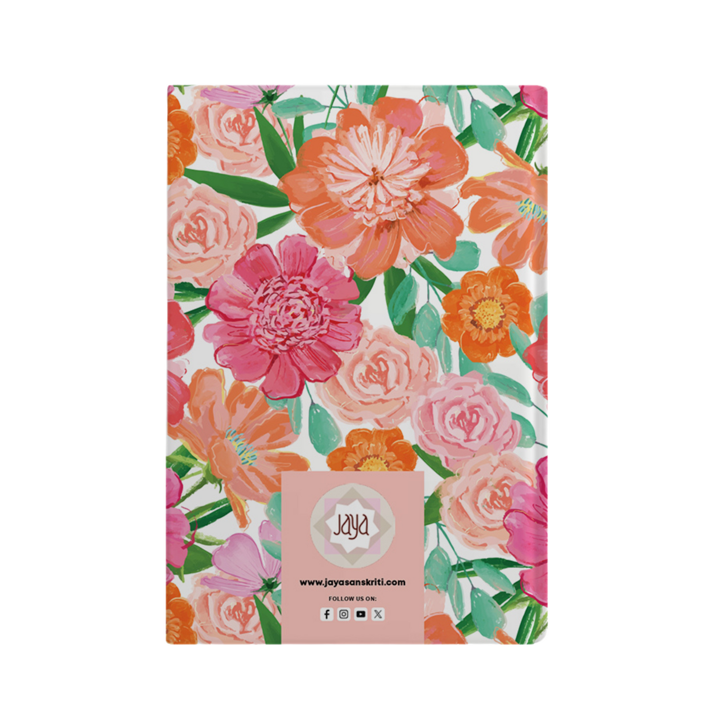 Elegant Flora | Hardcover notebook