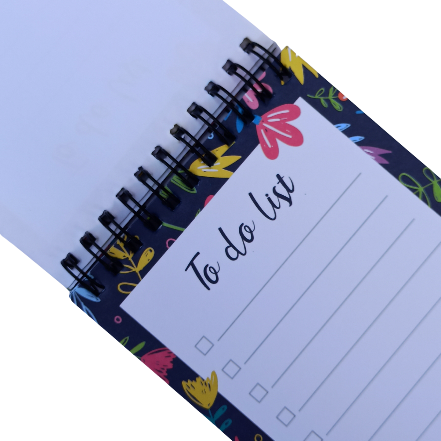 Elegant Floral | To-Do Wiro Notepad