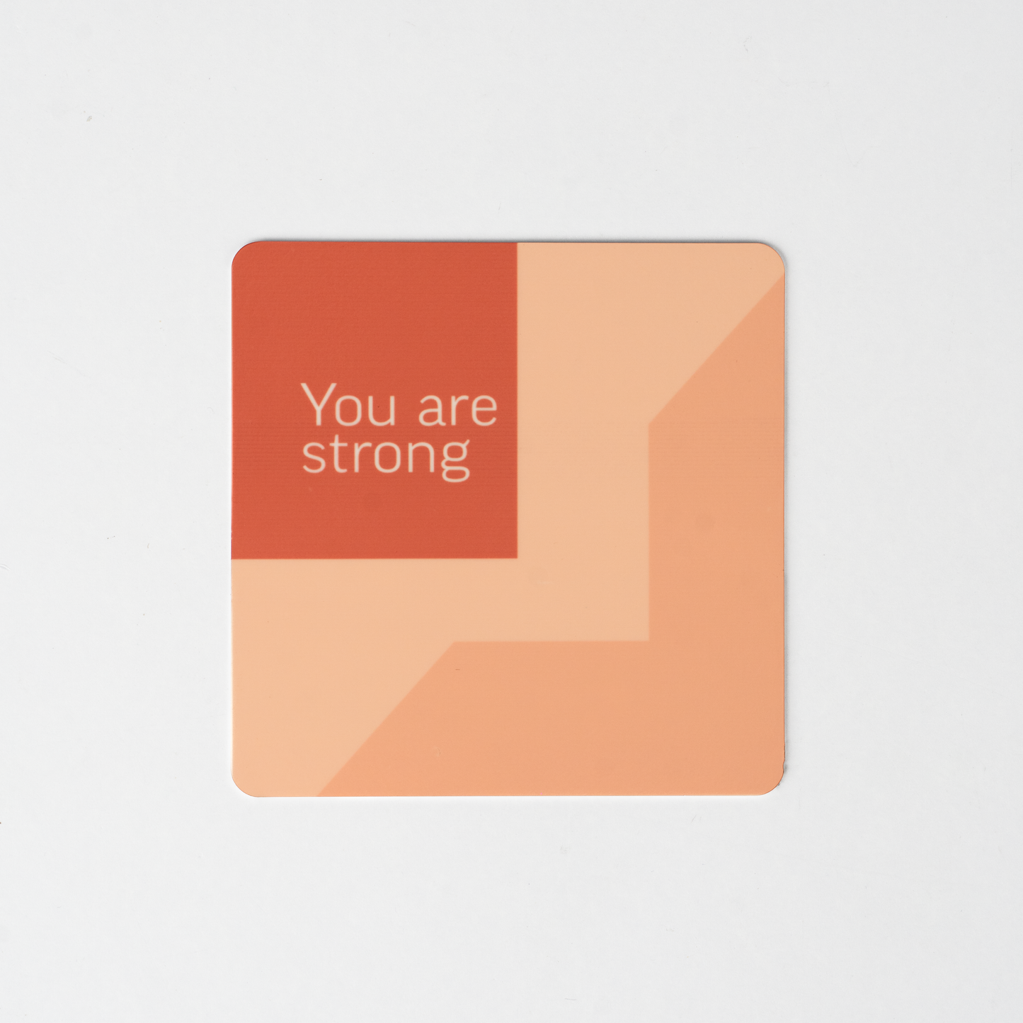 Motivational Metal Coasters Set of 6