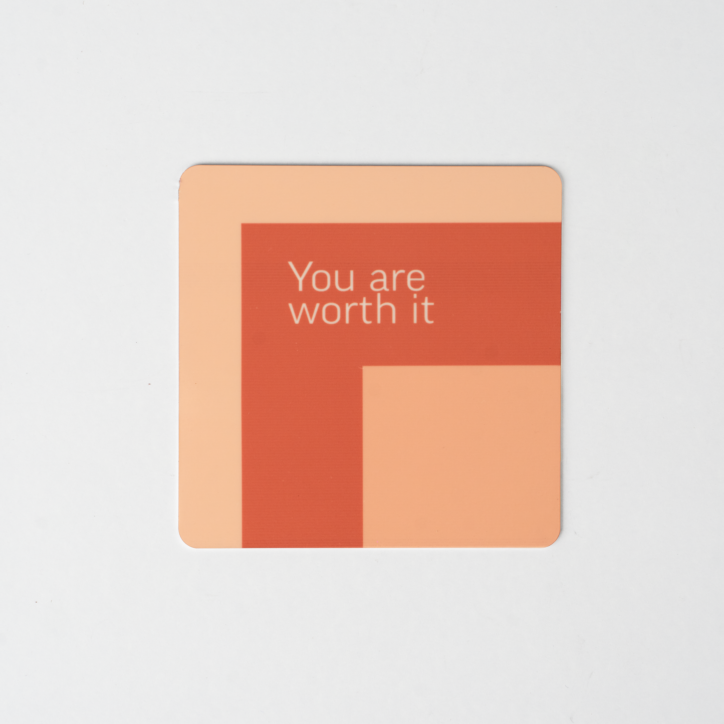Motivational Metal Coasters Set of 6