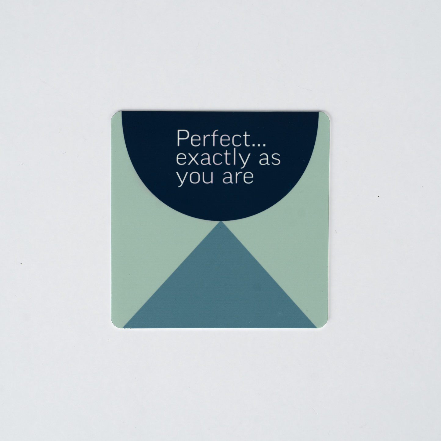 Motivational Metal Coasters Set of 6