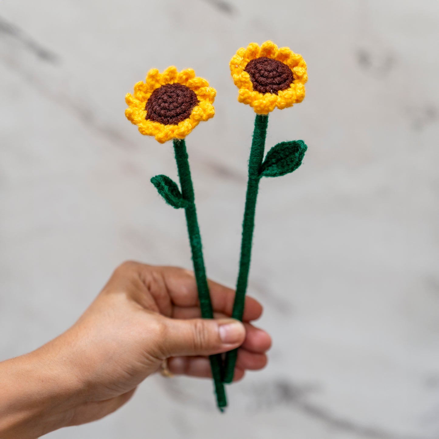 Handcrafted Macrame Sunflower