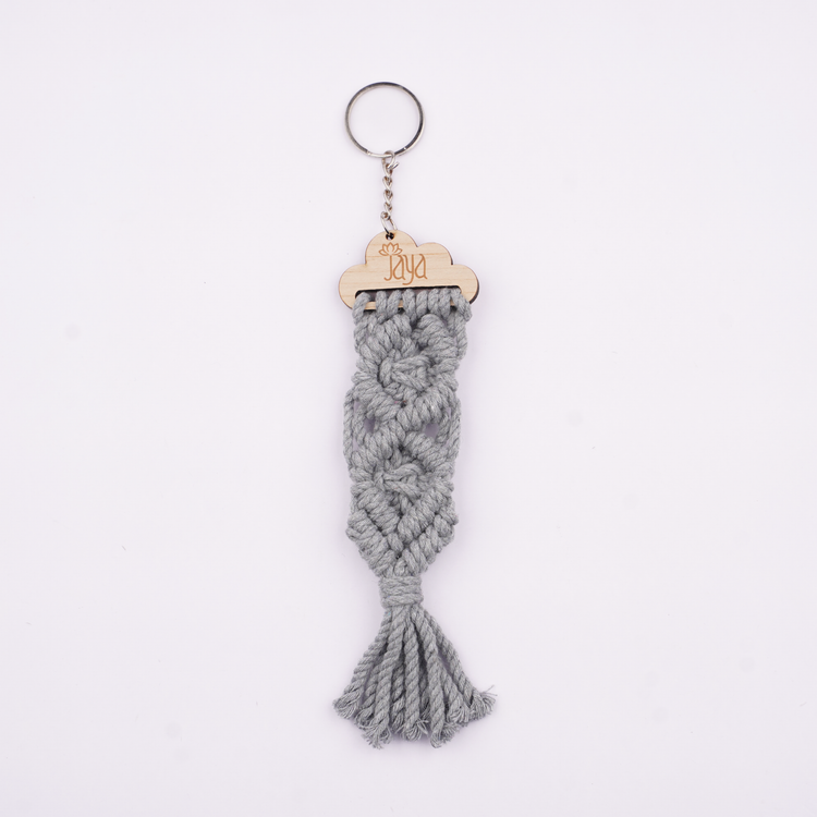 Handcrafted Macramé Key Chain