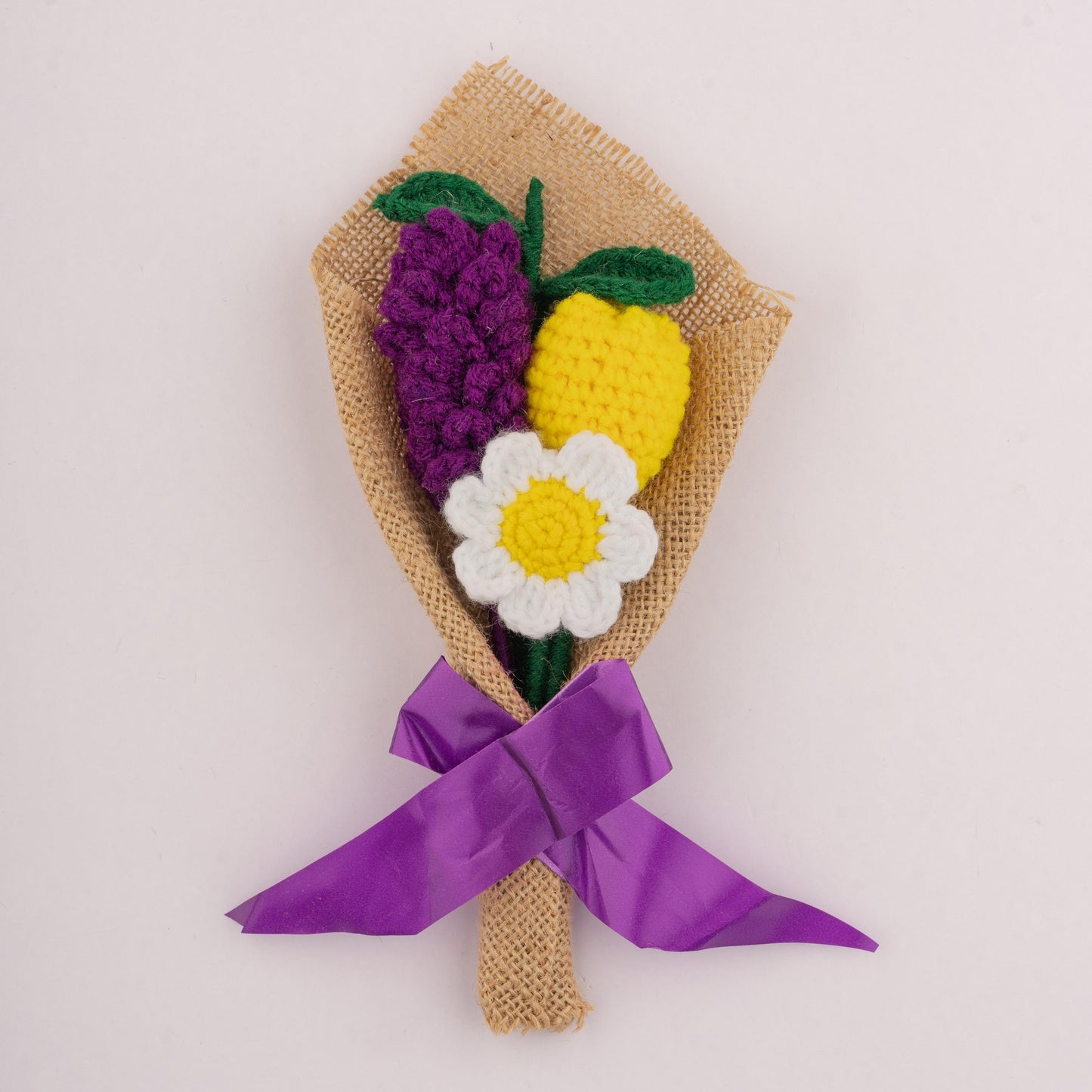 Handcrafted Mini Macrame Bouquet