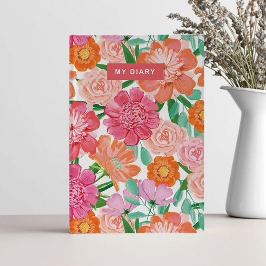 Elegant Flora | Hardcover notebook