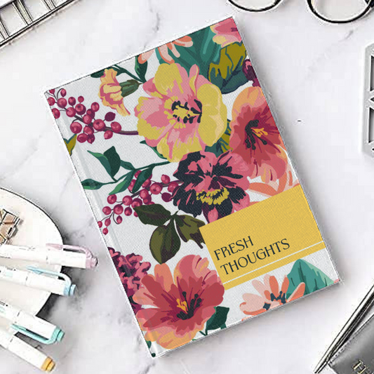 Fresh Thoughts | Hardcover notebook