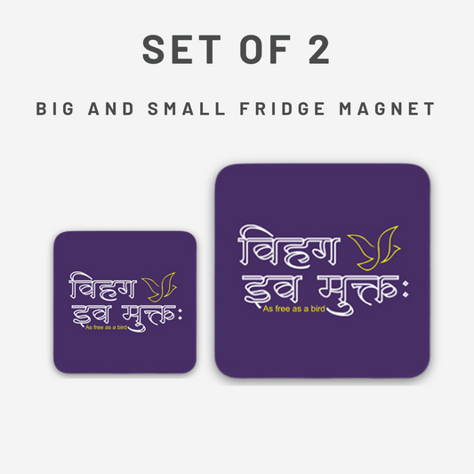 Big & Small Fridge Magnets Combo Set Of 2