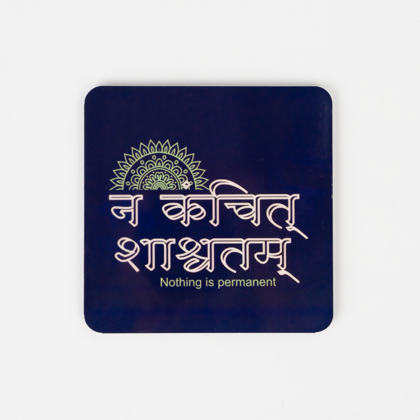 Sanskrit Phrases Wooden Fridge Magnets- Big Size