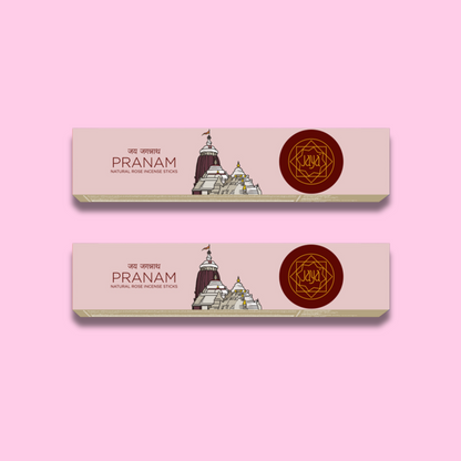 Pranam – Natural Rose Incense Sticks