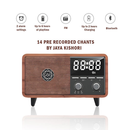 Bhakti Beat Bluetooth Speaker with 14 Pre-Recorded Chants by Jaya Kishori
