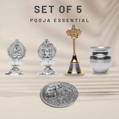 Pooja Items Set of 5